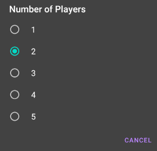 Number of Players choices